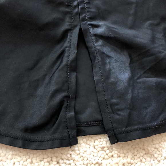 Pure Energy plus size black swim skirted bottom - Picture 11 of 12